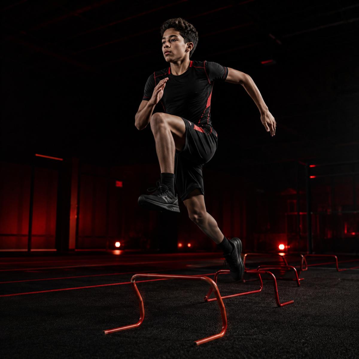 Athletes participating in training at Apex Sports Academy