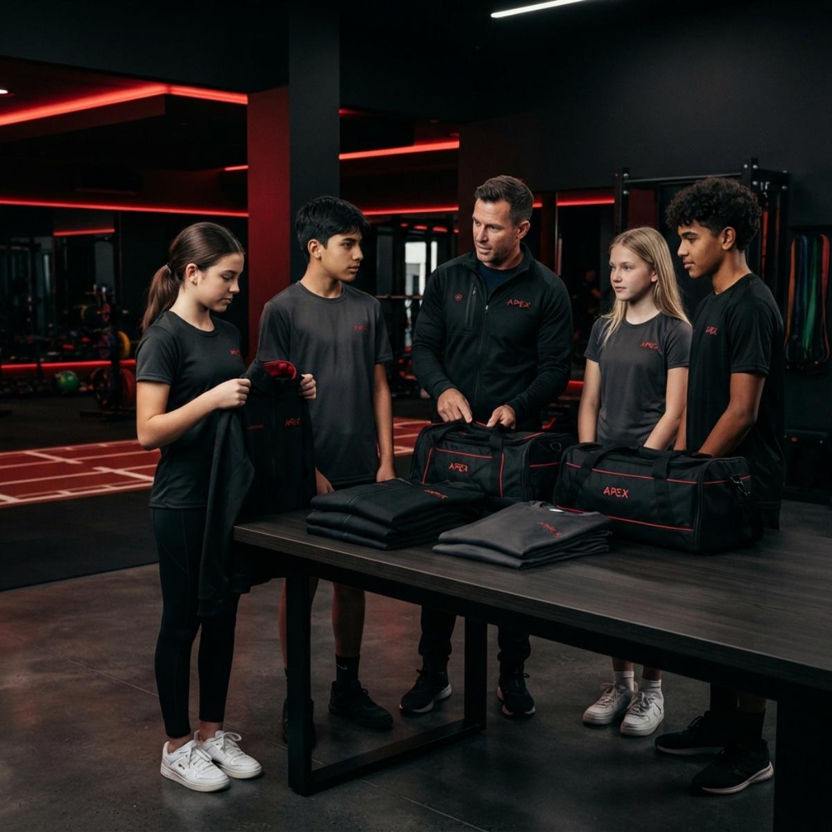 Apex competition program apparel and teamwear