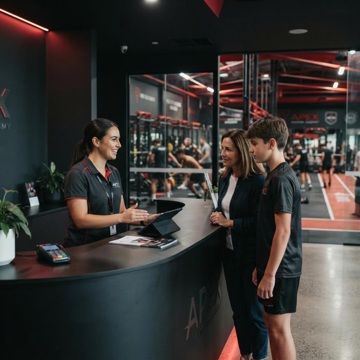 Professional and support staff at Apex Athletes Academy