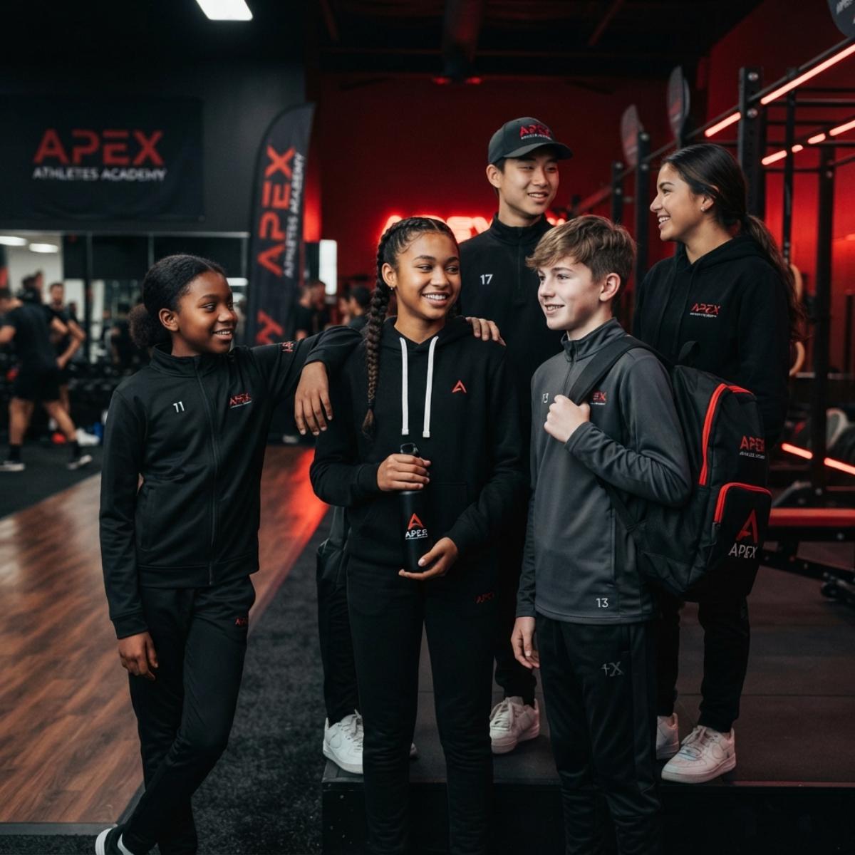 Apex retail merchandise, athlete apparel and supporter wear